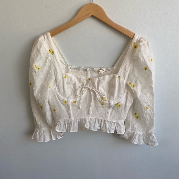 For Love And Lemons Tops - For Love and Lemons 🍋 Puff Sleeve Top